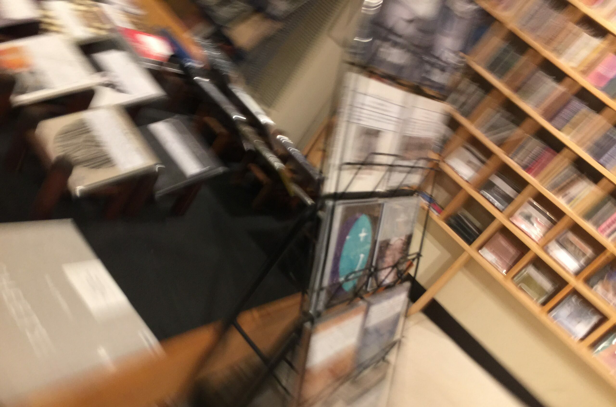 Record shelves at STORE15NOV in Sendai, Japan